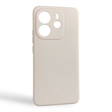 Чехол для Xiaomi Redmi Note 14 4G бежевый матовый (закрытая камера, TPU) 0062341 фото