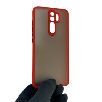 Чехол для телефона Xiaomi Redmi Note 8 Pro с высокими бортами защитой камеры на сяоми редми нот 8 про красный 0026287 фото