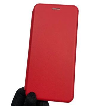 Чехол-книжка для Xiaomi Redmi Note 9 Pro с подставкой на сяоми редми нот 9 про красная 0001990 фото