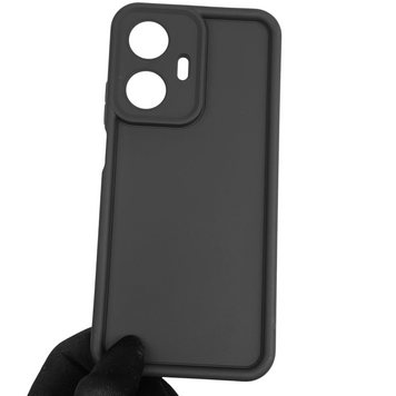 Чохол силіконовий Soft Touch для Realme C55 чорний (Повний захист камери) 0039491 фото