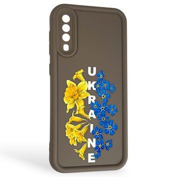Чехол силиконовый Soft Touch с 3D принтом для Samsung Galaxy A50 (SM-A505F) коричневый (Полная защита камеры) 0041978 фото