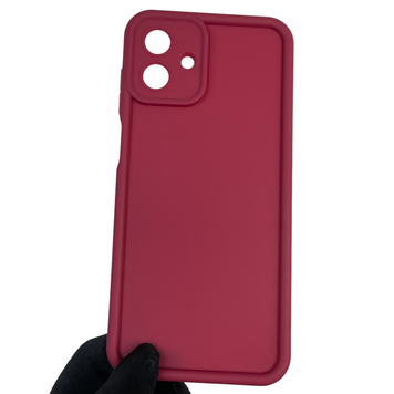 Чехол силиконовый Soft Touch для Samsung Galaxy A07 4G (SM-A075F) бордовый (Полная защита камеры) 0039510 фото