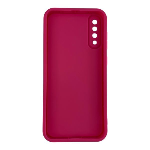 Чехол силиконовый Soft Touch для Samsung Galaxy A70 малиновый (Полная защита камеры) 0054001 фото