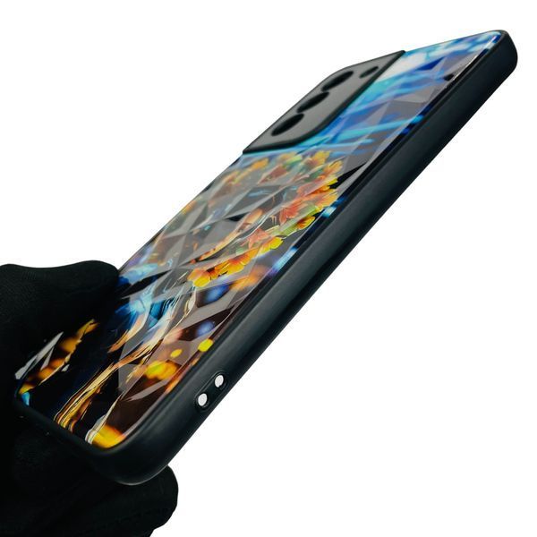 Чехол для Samsung Galaxy S21 FE SM-G990B с патриотическим принтом на самсунг с21 фе синий 0001394 фото