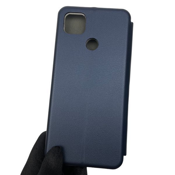 Чехол-книжка для Xiaomi Redmi 9C с подставкой на сяоми редми 9С тёмно-синяя 0002086 фото