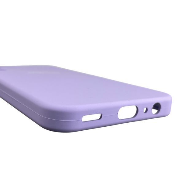 Чехол для Samsung Galaxy A15 (SM-A155M) люкс качества с логотипом на самсунг а15 сиреневый 0013299 фото