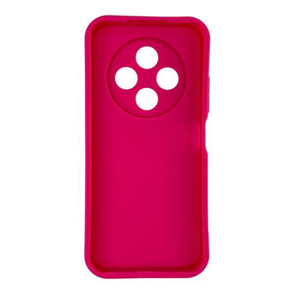 Чохол силіконовий Soft Touch з 3D принтом Бантики для Tecno Spark 30C малиновий (Повний захист камери) 0057815 фото