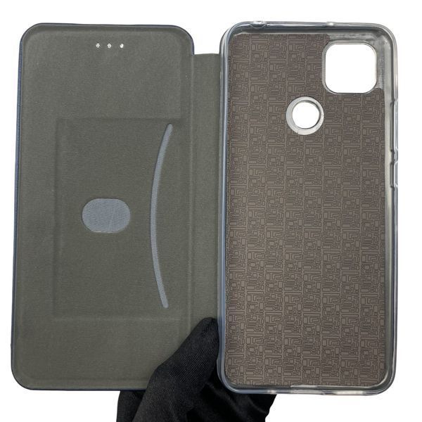 Чехол-книжка для Xiaomi Redmi 9C с подставкой на сяоми редми 9С тёмно-синяя 0002086 фото