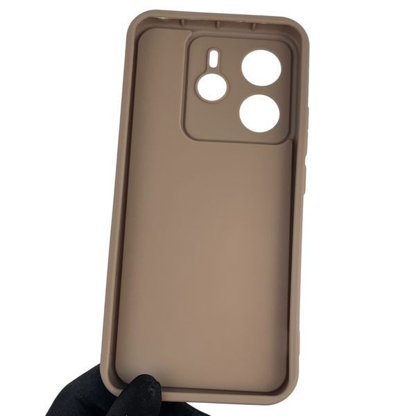 Чехол силиконовый оригинальный Soft Touch с 3D принтом волшебной минни маус для Xiaomi Redmi Note 14 4G EU коричневый (Полная защита камеры) 0050154 фото