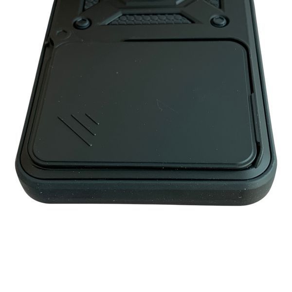 Чехол со шторкой камеры для Xiaomi 17T Pro черный (противоударный, кольцо в авто) 0059838 фото
