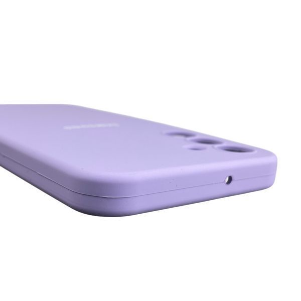 Чехол для Samsung Galaxy A15 (SM-A155M) люкс качества с логотипом на самсунг а15 сиреневый 0013299 фото