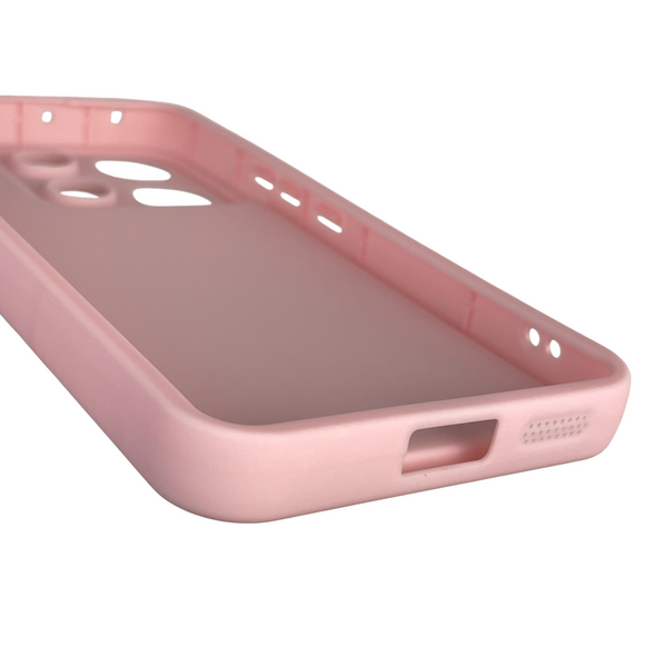 Чехол силиконовый Soft Touch с 3D принтом женским для Xiaomi POCO X6 розовый (Полная защита камеры) 0043107 фото
