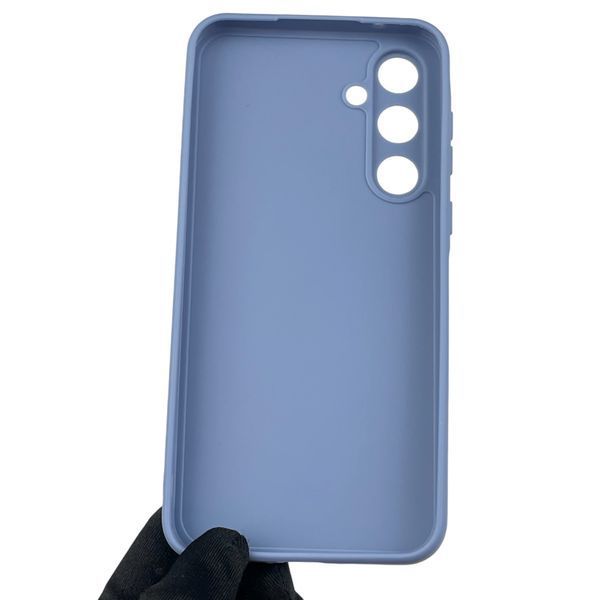 Чохол для Samsung Galaxy A55 5G (SM-A556B) з квадратними гранями із захистом камери на самсунг а55 блакитний 0012610 фото