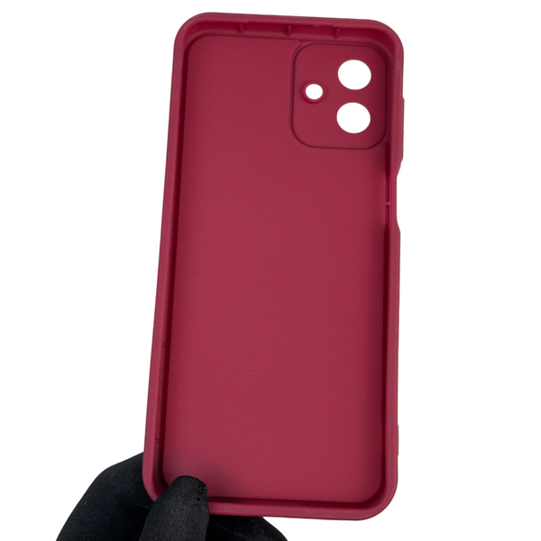 Чехол силиконовый Soft Touch для Samsung Galaxy A07 4G (SM-A075F) бордовый (Полная защита камеры) 0039510 фото
