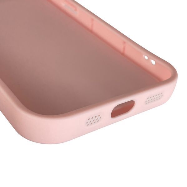 Чехол силиконовый Soft Touch с 3D принтом мема сибу для Apple iPhone 16e розовый (Полная защита камеры) 0048255 фото