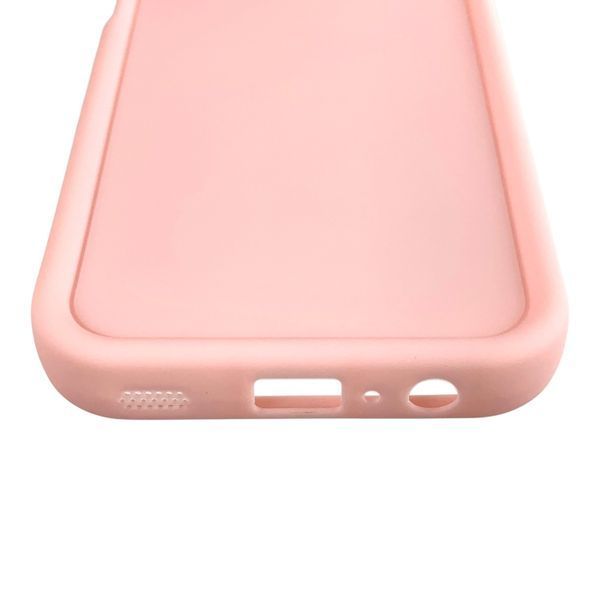 Чехол силиконовый Soft Touch для Samsung Galaxy A03s розовый (Полная защита камеры) 0053951 фото