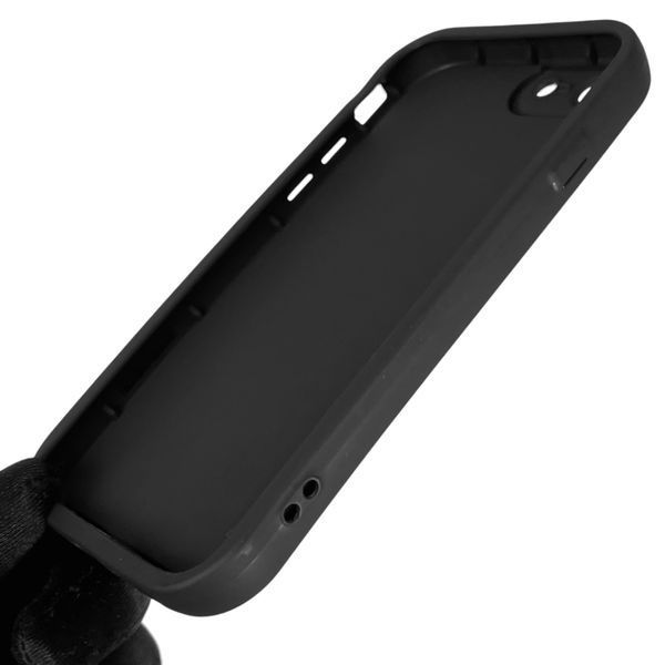 Чохол силіконовий Soft Touch з 3D принтом для Apple iPhone 8 чорний (Повний захист камери) 0044672 фото