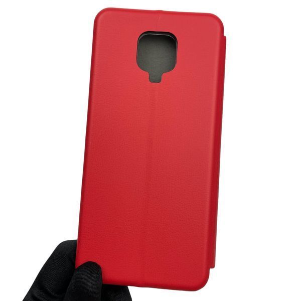 Чохол-книжка для Xiaomi Redmi Note 9 Pro з підставкою на сяомі редмі нот 9 про червона 0001990 фото