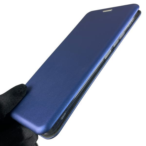 Чехол-книжка для Xiaomi Redmi Note 13 Pro Plus с подставкой на сяоми редми нот 13 про плюс синяя 0004104 фото