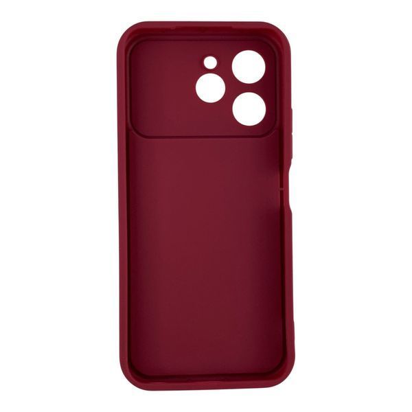 Чехол силиконовый Soft Touch для Tecno Spark 40 (KM5n) бордовый (Полная защита камеры) 0054439 фото