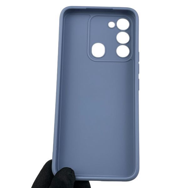 Чохол для TECNO Spark 8C (KG5n) з квадратними гранями із захистом камери на техно спарк 8с блакитний 0012660 фото