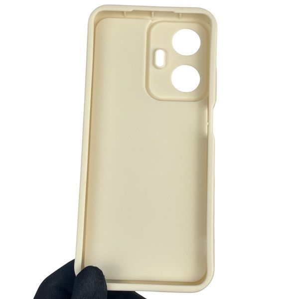 Чехол силиконовый оригинальный Soft Touch с 3D принтом мема сибу для Realme C55 молочный (Полная защита камеры) 0047430 фото