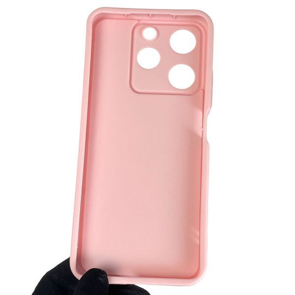 Чехол силиконовый Soft Touch с 3D принтом для TECNO Spark 10 Pro (KI7) розовый (Полная защита камеры) 0044472 фото