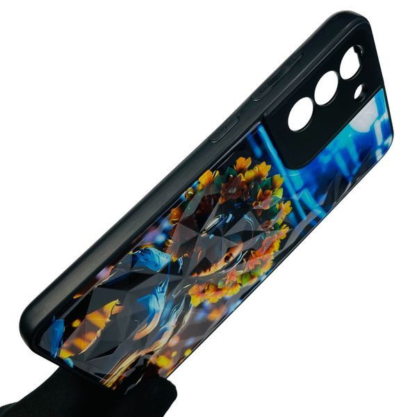 Чехол для Samsung Galaxy S21 FE SM-G990B с патриотическим принтом на самсунг с21 фе синий 0001394 фото