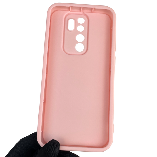 Чехол силиконовый Soft Touch для Xiaomi Redmi Note 8 Pro розовый (Полная защита камеры) 0040052 фото