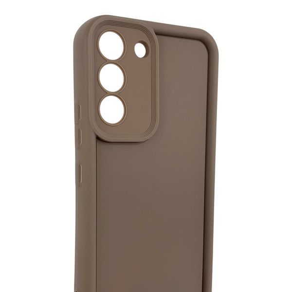 Чохол силіконовий Soft Touch для Samsung Galaxy S22 коричневий (Повний захист камери) 0054051 фото