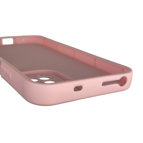 Чехол силиконовый оригинальный Soft Touch с 3D принтом милый мишка для Xiaomi Redmi Note 11 розовый (Полная защита камеры) 0043797 фото