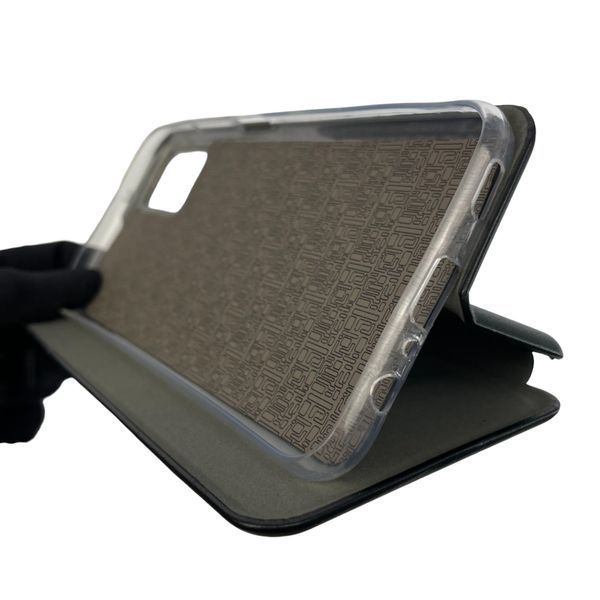 Чехол-книжка для Samsung Galaxy A03s SM-A037F с подставкой на самсунг а03с чёрная 0002104 фото