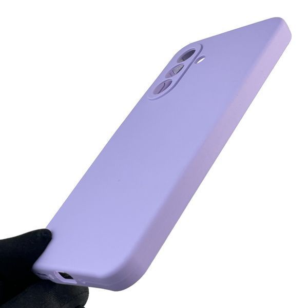 Чехол для Samsung Galaxy A26 (SM-A266) силиконовый с микрофиброй нескользящий на самсунг а26 сиреневый 0031893 фото