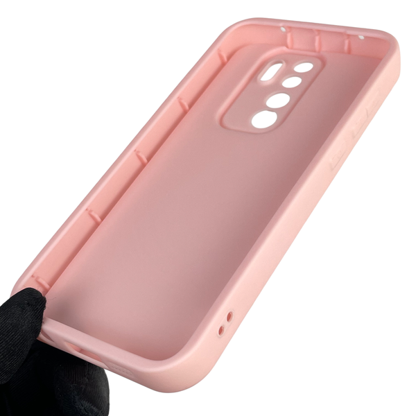 Чехол силиконовый Soft Touch для Xiaomi Redmi Note 8 Pro розовый (Полная защита камеры) 0040052 фото