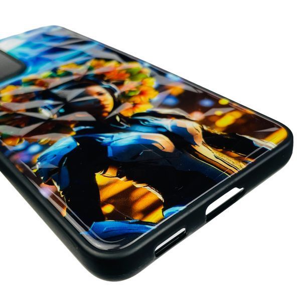 Чехол для Samsung Galaxy S21 FE SM-G990B с патриотическим принтом на самсунг с21 фе синий 0001394 фото