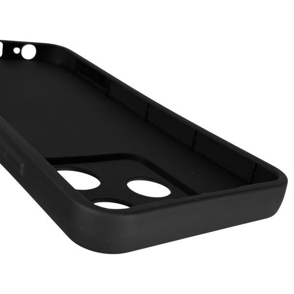 Чехол силиконовый Soft Touch с 3D принтом милый мишка для TECNO Spark 10 Pro (KI7) черный (Полная защита камеры) 0044831 фото