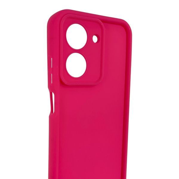 Чохол силіконовий Soft Touch для Xiaomi Poco C71 малиновий (Повний захист камери) 0053851 фото