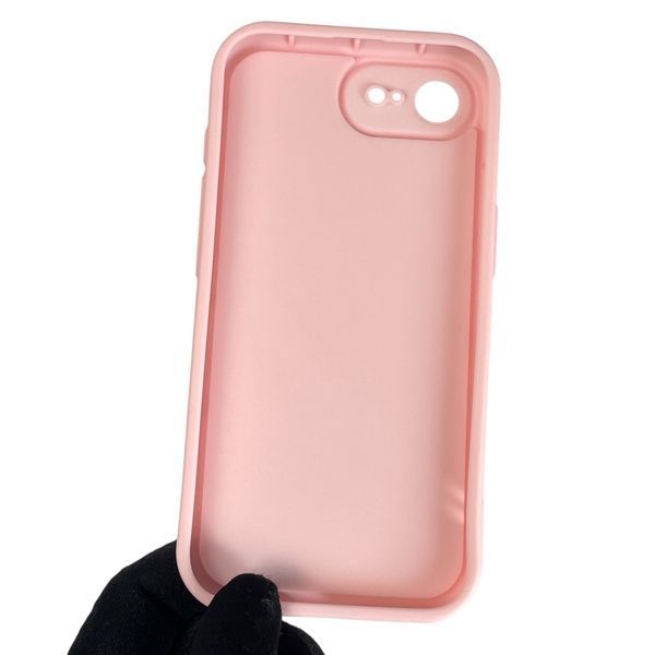 Чехол силиконовый Soft Touch с 3D принтом мема сибу для Apple iPhone 16e розовый (Полная защита камеры) 0048255 фото