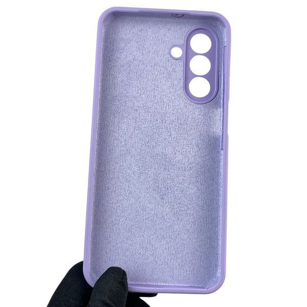 Чехол для Samsung Galaxy A26 (SM-A266) силиконовый с микрофиброй нескользящий на самсунг а26 сиреневый 0031893 фото