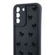 Чехол силиконовый Soft Touch с 3D принтом для Samsung Galaxy S22 черный (Полная защита камеры) 0057699 фото 4