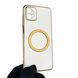 Чехол для Motorola Moto G32 PAUU0013RS с кольцом MagSafe с золотой окантовкой на моторола мото г32 белый gs1 0022164 фото 1