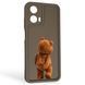 Чехол силиконовый Soft Touch с 3D принтом смешного теда мишки для Motorola Moto G04 (XT2421-2) коричневый (Полная защита камеры) 0049286 фото 1