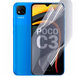 Плёнка гидрогелевая для Xiaomi POCO C3 глянцевая на сяоми поко с3 прозрачная 0010794 фото 1