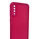 Чехол силиконовый Soft Touch для Samsung Galaxy A70 малиновый (Полная защита камеры) 0054001 фото 3
