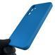 Чехол для Samsung Galaxy A35 5G (SM-A356B) силиконовый с микрофиброй нескользящий на самсунг а35 5г синий 0031943 фото 4