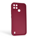 Чехол силиконовый Soft Touch для Realme C25Y бордовый (Полная защита камеры) 0044202 фото 1