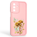 Чехол силиконовый Soft Touch с 3D принтом женским для Samsung Galaxy A17 5G (SM-A175F) розовый (Полная защита камеры) 0042663 фото 1