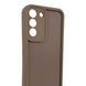 Чохол силіконовий Soft Touch для Samsung Galaxy S22 коричневий (Повний захист камери) 0054051 фото 3