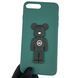 Чехол для Apple iPhone 7 Plus детский с мишкой на айфон 7 плюс тёмно-зелёный 0002620 фото 1