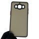 Чехол для Samsung Galaxy J5 2016 (SM-J510H) матовый с высокими бортами с защитой камеры на самсунг дж5 2016 черный 0013405 фото 1